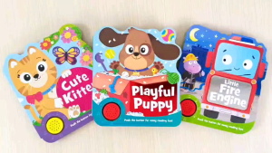 Igloo Playful Puppy Sound Boardbook Push The Button For Noisy Reading Fun!