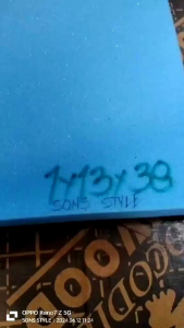 URATEX CUSTOMIZE FOAM 1x13x38 (thinkness of 1inch)No Cover