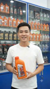 Chính hãng - Nhớt Petrolimex Racer SL 10W40 (08L) - Nhớt Xe máy số côn tay cấp SL chuẩn JASO MA2 - Máy bốc êm ái