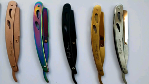 Dao cạo râu Barber màu 7 sắc