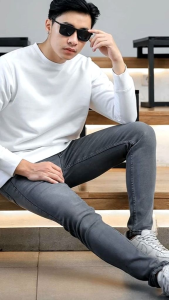 Celana Panjang Jeans Pensil Pria Slimfit Skinny Celana Jeans Panjang Hitam Celana Pensil Cowok Celana Jeans Pria Terbaru Celana Jeans Pria Terlaris/Kimocha