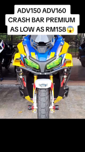 ADV 160 ADV 150 CRASH BAR CRASH GUARD ADV BODY PROTECTOR V3 DESIGN CRASH BAR FRAME ENGINE GUARD ALLOY FULL SET