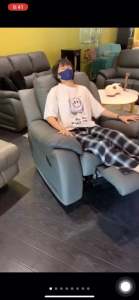 PROMOTION ITEM Recliner chair 1 seater/ pure cowhide leather recliner chair/ relax chair/ relax sofa