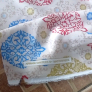 Kain Silk Saten Ramani Kualitas Premium Motif Harga Setengah Meter