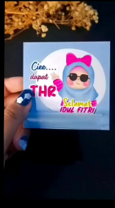 Amplop lebaran amplop sedotan lucu keren imut fancy