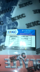 KABEL GAS THROTTLE CABLE HONDA SUPRA MERK KC TERMURAH KUALITAS TERJAMIN