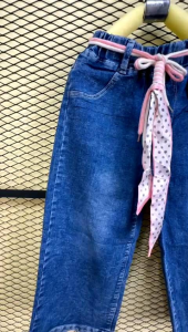 Import Celana Jeans Kulot Bawahan Fashion Anak Perempuan Keren Usia 5-9 Tahun