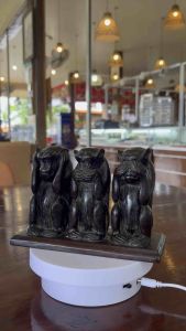 รูปปั้น ลิงปิดปากหูตา ของขวัญ ของตกแต่ง ของฝาก เฮงดีจิวเวลรี่