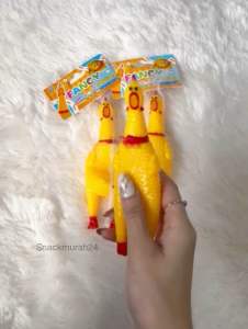 Mainan Anak Ayam Teriak Screaming Chicken JUMBO ukuran 35 CM 28CM dan 16 CM