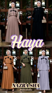 RAFIKA HAYA MINJI SET: Atasan & Rok Wanita Muslimah Elegan