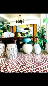 Tegel Retro Ubin Keramik Lantai Etnik Rumah Vintage
