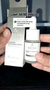 ADERA 1 Paket Lengkap Flek Darkspot Anti Aging Serum+ Ligtening Peel Off Mask Hilangkan Noda Hitam & Jerawat