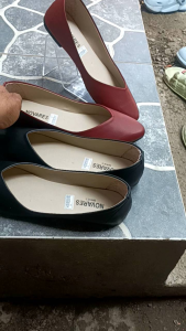 SEPATU WANITA BALET FLATSHOES POLOS TERMURAH NS6715