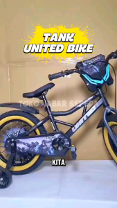 Sepeda Anak Laki laki BMX UNITED BIKE Tipe TANK 18 Inch Sepeda Anak Usia 5 8 Tahun