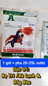 apfara 15g - phòng trừ rầy nâu và bọ trĩ bù lạch hại lúa