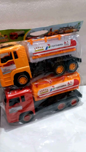 Mainan Truck Tangki Ukuran Besar Panjang 35 cm Mainan Anak Kendaraan Mobil Mobilan Truck no OCT 6002