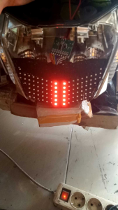 stoplamp running nmax old /lama 10 mode