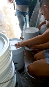 Industrial pail with handle and cover (20L16L10L4L)