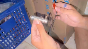 Lampu Depan Motor H6 AC DC Hi Lo Projektor 2 Warna Putih Kuning LED Laser Motor Bebek Matic Universal