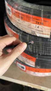 สายไฟทองแดง THW 1x16 ตัดแบ่งขายความยาวเริ่มต้น 10 ม.ยาวสุด 100 ม.