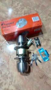 kunci set pintu kamar model bulat bahan full stenlistell