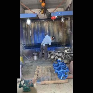 Đầu nén khí 3 Piston 65mm CS 2HP -3HP màu xanhhiệu RIDEN RD3X65A