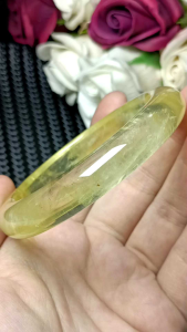 (Certificate) High Grade Brazil Citrine Crystal Stone Super shiny Bangle 58mm+-  (附证书）高货超闪巴西黄水晶手镯 58mm+-