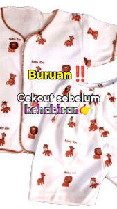 Baju Bayi Cowok 0-6 Bulan Desain Unik & Nyaman