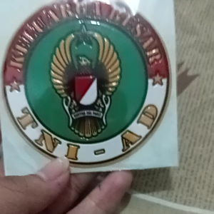 Stiker Embos TNI AD /Keluarga Besar TNI AD Bulat Baystore98