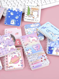 Notebook mini aesthetic buku catatan A7 buku diary mini lucu