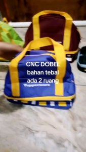 Tupperware CNC double bag ( Zipper bunga es)