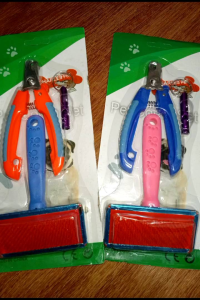 BUY 1 TAKE 1 3 in1 Pet Grooming Kit Pet Nail Clipper Set Pet Dog Slicker Brush Dog Nail Cutter Set Pet Dog Cat Grooming Accessories