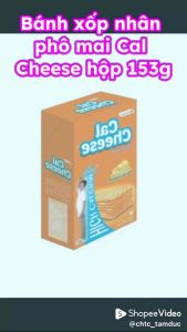 Bánh xốp nhân phô mai Cal Cheese hộp 153g ( 18 thanh x 8.5g)