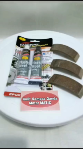 LINING KAMPAS GANDA MOTOR MATIC 3 PCS+LEM CAMPUR 48 GRAM MIO XEON SCOOPY NEX BEAT TYPE LAIN