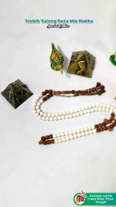 Tasbih Tulang Onta Tulang Unta mix Kokka Kauka Impor Mesir