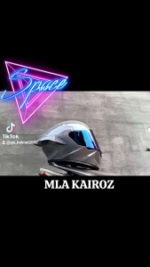 HELM FULL FACE | MLA CRYPTON PAKET GANTENG VENOM VISOR DARK GREY GLOS