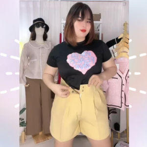 C กางเกงขาสั้นฮอตๆสาวอวบอ้วน34-46