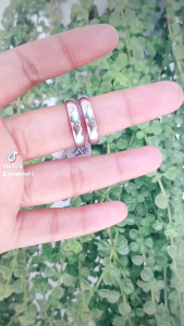 (GRATIS UKIR NAMA) CINCIN COUPEL TITANIUM GRATIS BOX