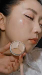 TFIT 三色遮瑕盘 斑点 黑眼圈 痘印Tri-Color Concealer Cover Spots Dark Circles Under Eyes Acne Marks Facial Concealer Palette(15g)