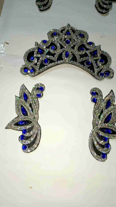 renda bordir mahkota siger headepiece