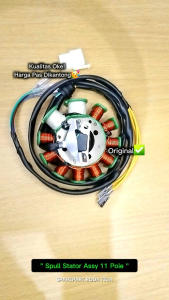 spull stator assy 11 pole (GS 15C) sparepart roda tiga