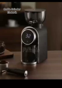 Electric Conical Burr Coffee Grinder Pabrik Burr Otomatis yang Dapat Disesuaikan dengan 25 Pengaturan Grind