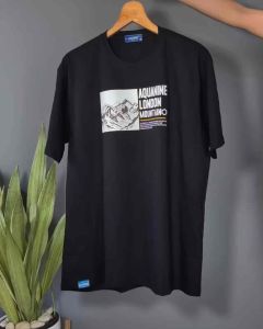 AQUANINE อควาไนน์ เสื้อยืดผู้ชาย เสื้อยืดผู้หญิง รุ่น mountain แคมป์ปิ้ง เสื้อคอตตอน มินิมอล สตรีท ใส่สบายตัว ไม่ร้อน ลิขสิทธิ์แท้