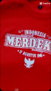 Kaos Anak Distro Kemerdekaan RI Terbaru Bahan Cotton Combad 30s Usia 1-10 Tahun