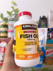 Viên Uống Dầu Cá Fish Oil 1000 mg Omega 3 300 mg Loại 400 Viên Của Mỹ - Date 10/2025