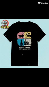 KAOS JOGJA MALIOBORO SABLON CAPUNG T-SHIRT KAOS JOGJA SABLON MOTIF JOGJA 4 KOTAK