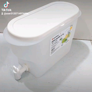 Bình đựng nước có vòi 3.5l có nắp để tủ lạnh nhựa Việt Nhật