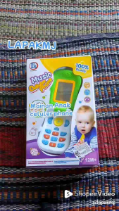 Music celluler phone mainan bayi telepon musik anak handphone mainan
