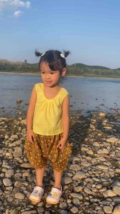 Oxy shop 🔺โจงกระเบนเด็ก ลายผ้าซิ่น ใส่ในวันเทศกาล อนุรักวัฒนธรรมไทย