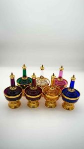 ที่กรวดน้ำ สีเขียว ลายทอง ตราสิงโต แท้! 7สีมหามงคล ชุดกรวดน้ำร่วมสมัย กรวดน้ำลายทอง ฝาขวดเป็นแบบสวม ที่กรวดน้ำพลาสติก กรวดน้ำ พระ ชุดกรวดน้ำพระ ที่กรวดน้ำทอง กรวดน้ำพระ สังฆภัณฑ์ Aluware AW336